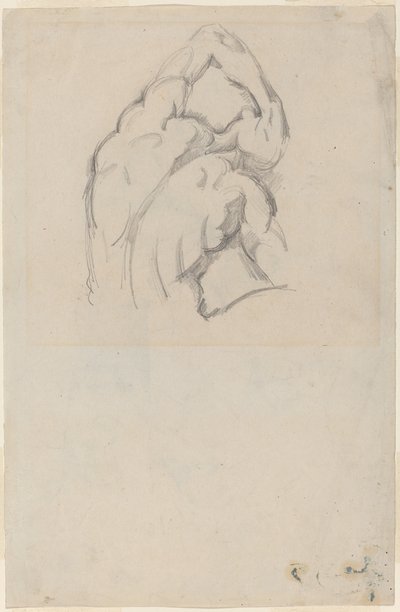 Estudo do "Ecorché" [reto] de Paul Cézanne
