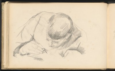 O filho do artista escrevendo de Paul Cézanne