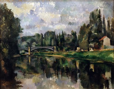As margens do Marne, 1888-1895 de Paul Cézanne