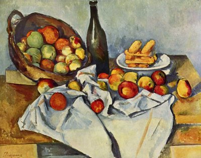 O cesto das maçãs. de Paul Cézanne