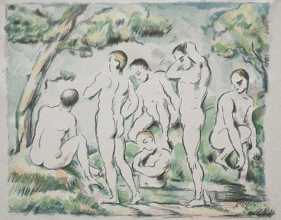 Os banhistas de Paul Cézanne