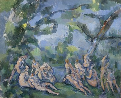 Os Banhistas, 1899-1904 de Paul Cézanne