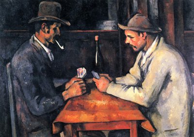 Os jogadores de cartas de Paul Cézanne