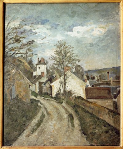 A casa do Doutor Gachet em Auvers (óleo sobre tela de Paul Cézanne