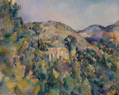 Vista do Domaine Saint-Joseph, final da década de 1880. de Paul Cézanne