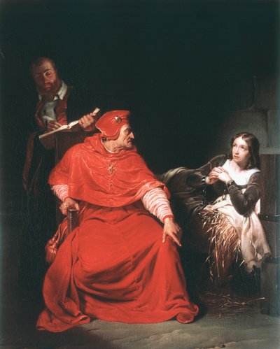 Joana d&39;Arc na prisão, 1825 de Paul Delaroche