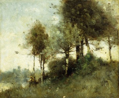 O pescador; La Pecheur, de Paul Desire Trouillebert