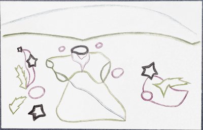 Santo e Estrelas (Desenho de Paul Eluard