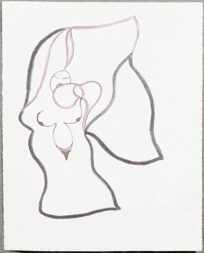 Woman-Flower (Desenho de Paul Eluard