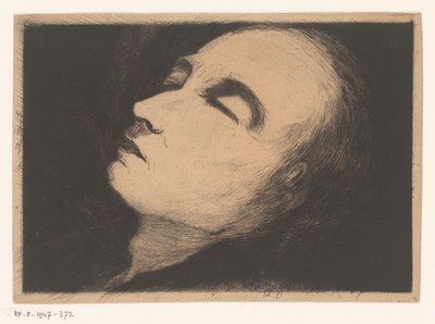 Retrato de Vincent van Gogh no seu leito de morte de Paul Ferdinand Gachet