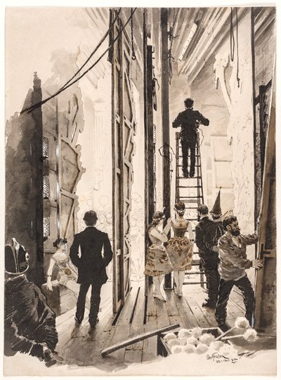 Cenário do cassino de Paul Fischer