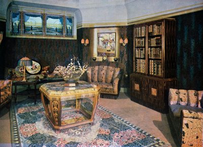 Galeria Pomone, Desenho de Paul Follot (1877-1941), França, século XX de Paul Follot