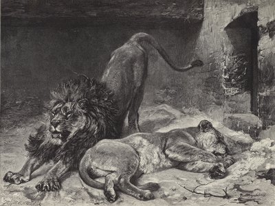 O Despertar do Leão de Paul Friedrich Meyerheim