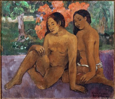 E o ouro dos seus corpos (óleo sobre tela de Paul Gauguin