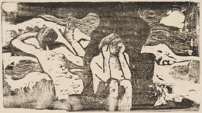 Nas Pedras Negras de Paul Gauguin