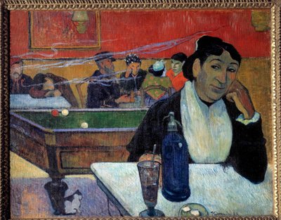 No café (Arles) Pintura de Paul Gauguin (1848-1902) 1888 Moscou. Museu Pushkin de Paul Gauguin