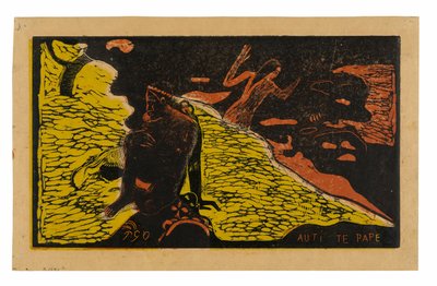 Auti te pape (Mulheres no Rio), da Suíte Noa Noa de Paul Gauguin