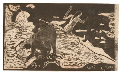 Auti te pape (Mulheres no Rio), da Suíte Noa Noa de Paul Gauguin