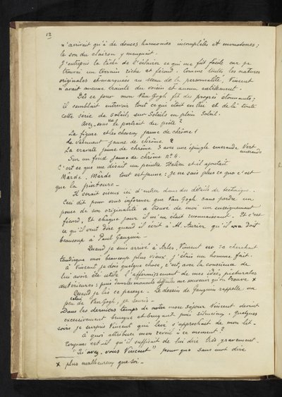 Avant et après - Descrição da estadia de Gauguin com Vincent van Gogh em Arles (P. 12) de Paul Gauguin
