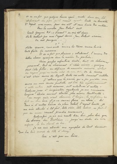 Avant et après - Descrição da estadia de Gauguin com Vincent van Gogh em Arles (P. 16) de Paul Gauguin