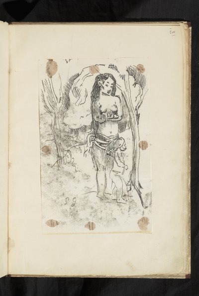 Antes e depois - Mulher e criança de Paul Gauguin
