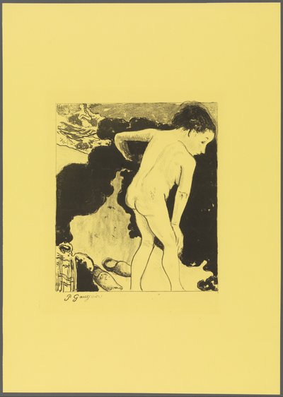 Badende in der Bretagne, aus der "Volpini Suite: Dessins lithographiques" de Paul Gauguin