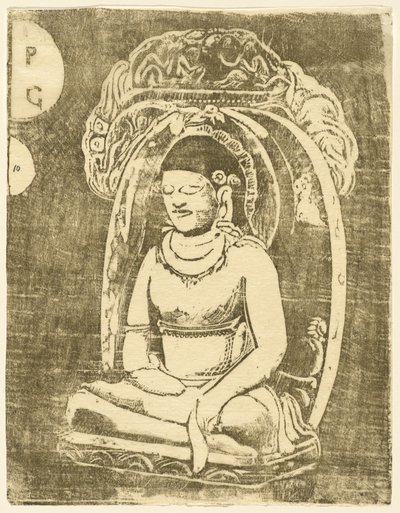 Buda Bouddha, em ou depois de 1895. de Paul Gauguin