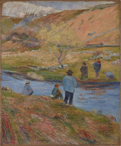 Pescadores Bretões, 1888. de Paul Gauguin