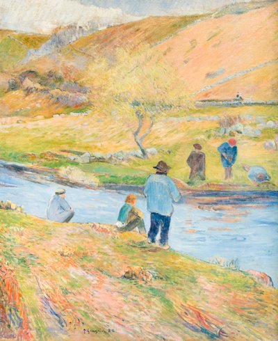 Pescadores bretões de Paul Gauguin