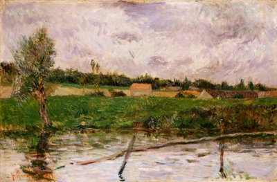 Campo da Bretanha, 1879 de Paul Gauguin