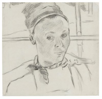 Busto de uma jovem bretã (possivelmente Marie Lagadu) de Paul Gauguin