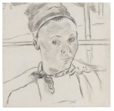 Busto de uma jovem bretã (possivelmente Marie Lagadu) de Paul Gauguin