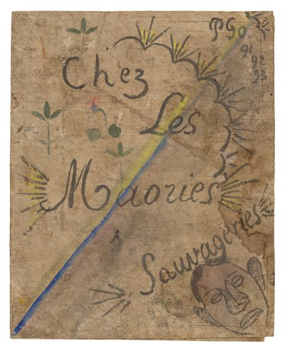 Em casa dos Maoris: Sauvageries (Em casa com os Maoris: Coisas Selvagens) de Paul Gauguin