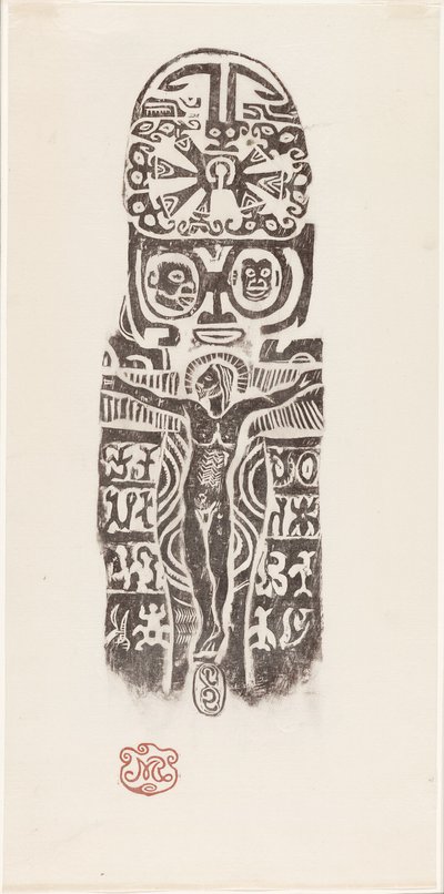 Cristo na Cruz de Paul Gauguin