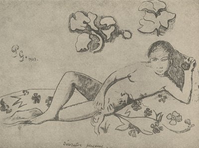 Figura decorativa, 1936. de Paul Gauguin