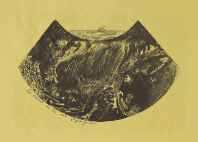 Dramas do mar: uma descida ao turbilhão, 1889 de Paul Gauguin