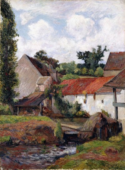 Fazenda em Osny, 1883 de Paul Gauguin
