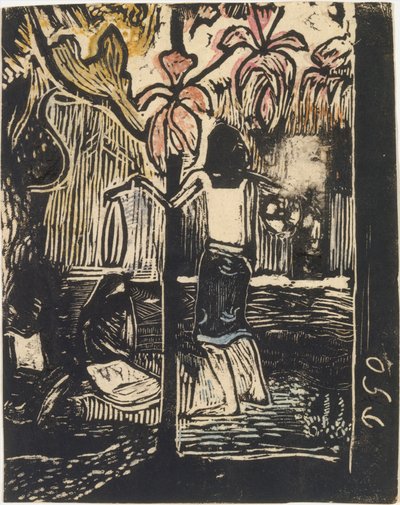 Fragrância Noa Noa, bloco pequeno, 1894-95., 1894-95. de Paul Gauguin