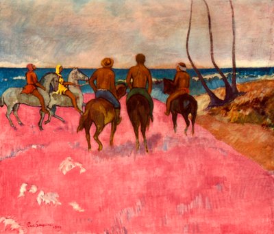 Cavaleiros na costa, 1902, 1937. de Paul Gauguin