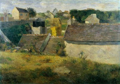 Casas em Vaugirard As Casas de Vaugiraud, 1880. de Paul Gauguin