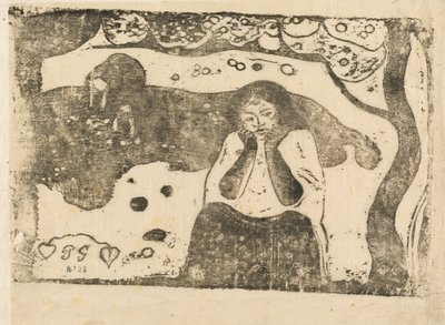 Tristeza Humana (Miseres humaines) de Paul Gauguin