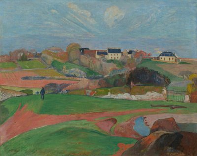 Paisagem de Le Pouldu de Paul Gauguin
