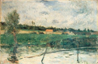 Paisagem na Bretanha de Paul Gauguin