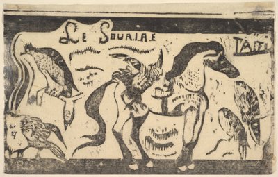 Le Sourire, Taiti Smile, Taiti, dezembro de 1899. de Paul Gauguin