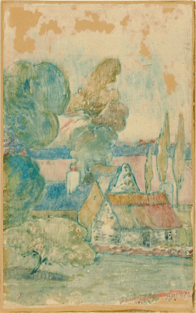 As casas de palha de Paul Gauguin