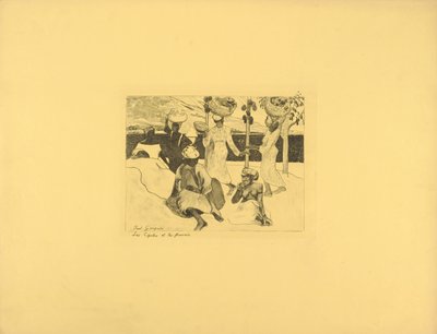 Gafanhotos e formigas - Lembrança da Martinica de Paul Gauguin