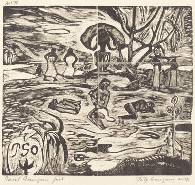 Mahana Atua (O Alimento dos Deuses) de Paul Gauguin