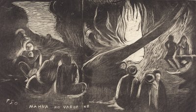 Mahna no Varua Ino O Diabo Fala, 18941895. de Paul Gauguin