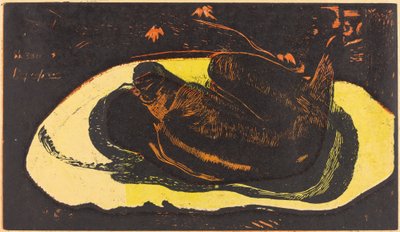 Manao Tupapau (Ela é assombrada por um espírito) de Paul Gauguin