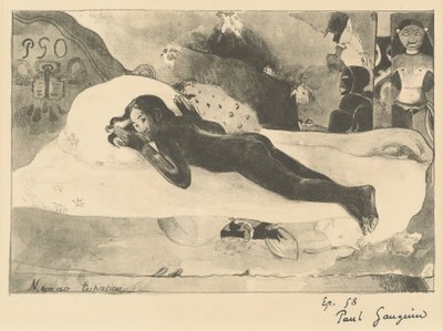 Manao Tupapau (Ela é assombrada por um espírito) de Paul Gauguin